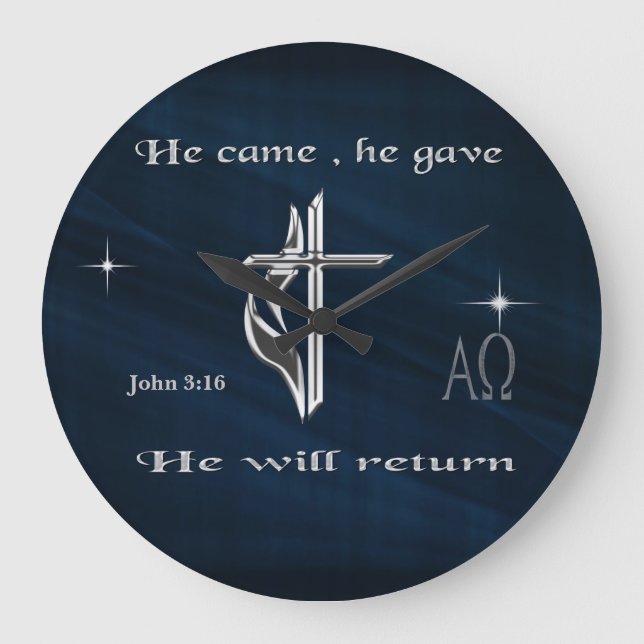 Reloj Redondo Grande Jesús (Anverso)