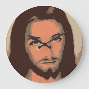 RELOJ REDONDO GRANDE JESUS CHRIST