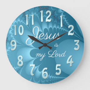 Reloj Redondo Grande Jesús es mi Señor