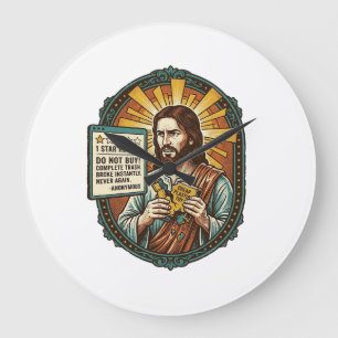 Reloj Redondo Grande Jesús Mala Influencia Producto Revisión Fracaso So