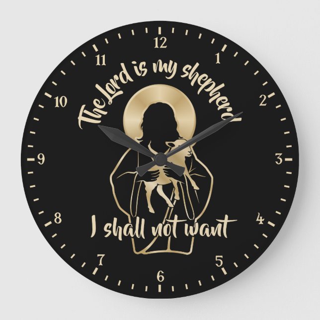 Reloj Redondo Grande Jesús Pastor (Anverso)