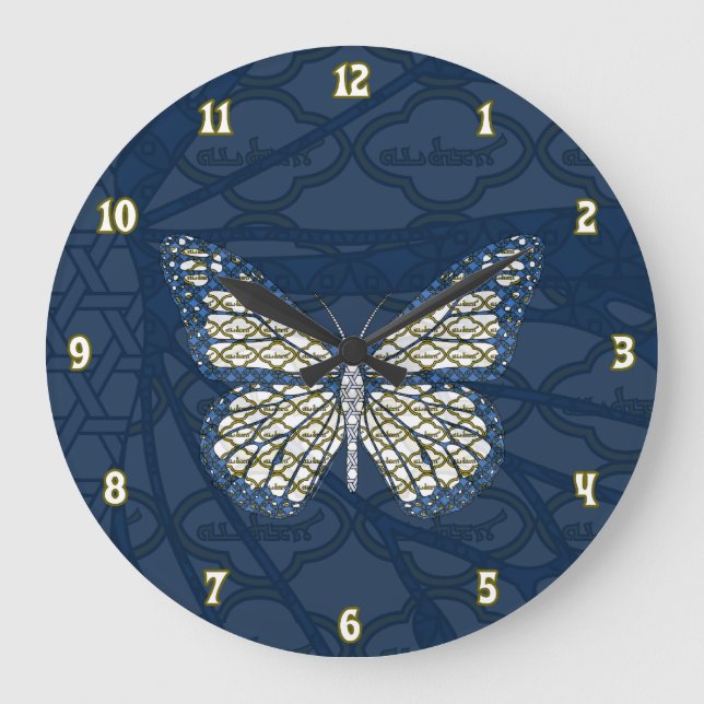 Reloj Redondo Grande Jewish Monarch Clock (Anverso)