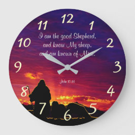 Reloj Redondo Grande John 10:14