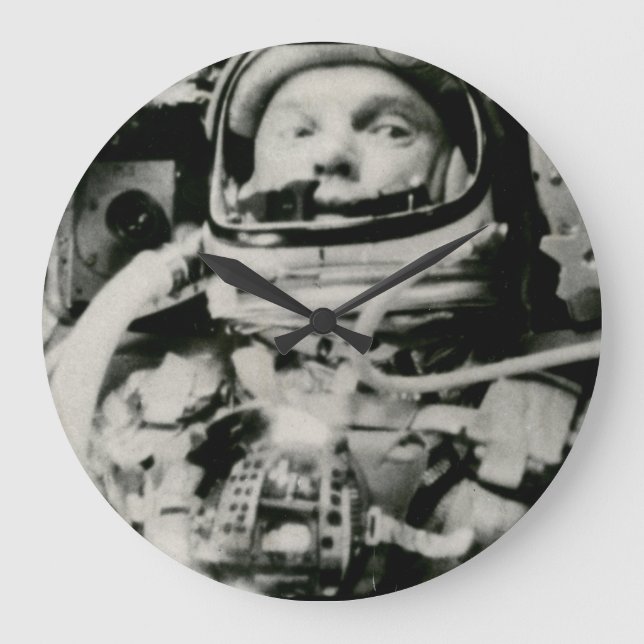 Reloj Redondo Grande John Glenn en el vuelo histórico de la amistad 7 (Anverso)