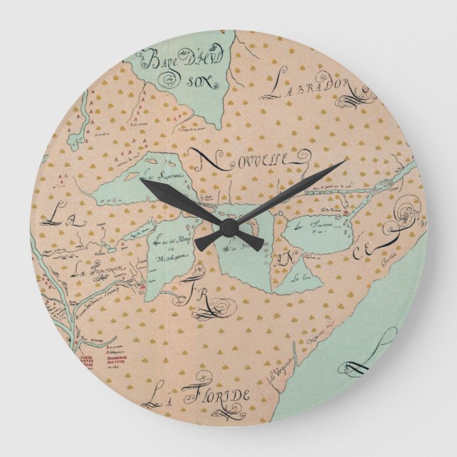 RELOJ REDONDO GRANDE JOLLIET: NORTEAMÉRICA 1674 (Anverso)