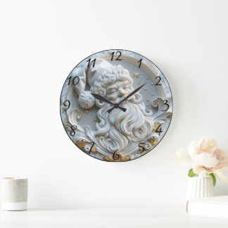 Reloj Redondo Grande Jolly Santa Navidades Magic