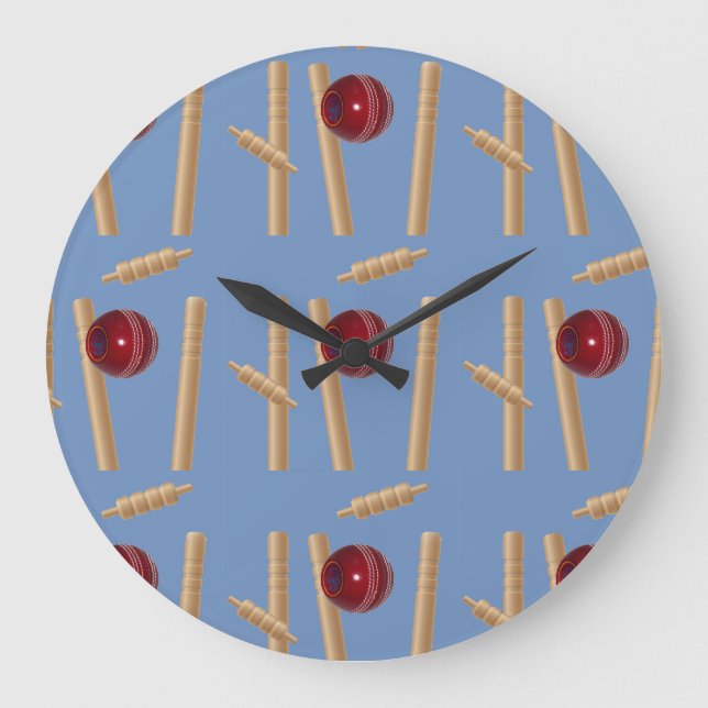 Reloj Redondo Grande Jugando Al Cricket,    (Anverso)