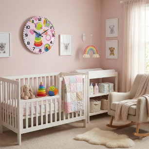 Reloj Redondo Grande Juguetes para Bebés y Artículos Esenciales para el