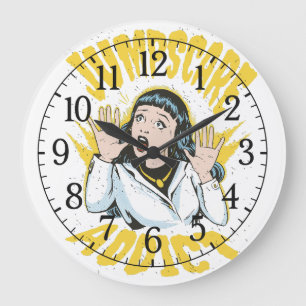 Reloj Redondo Grande Jumpscare Addict