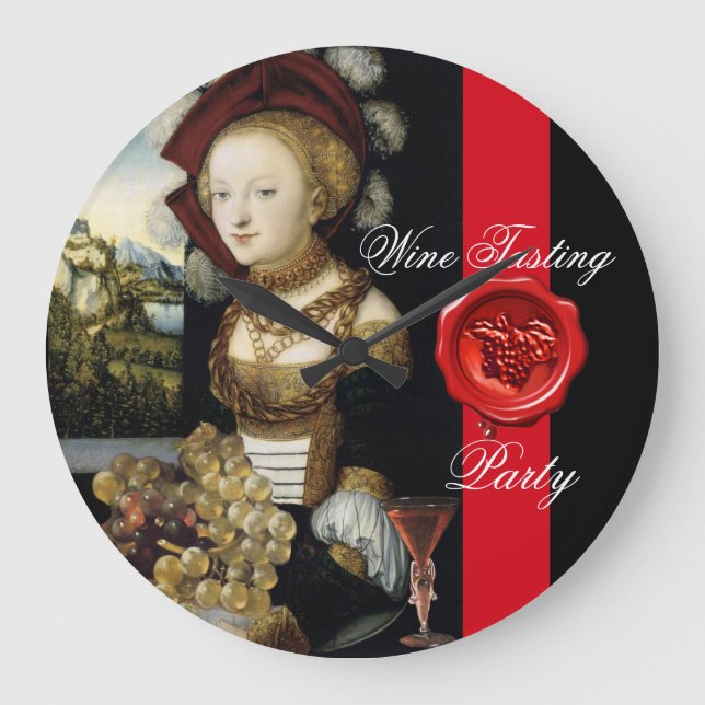 RELOJ REDONDO GRANDE JUNTA DE CERRADURA DE VINEYARD ANTIGUA DE VINEYARD (Anverso)