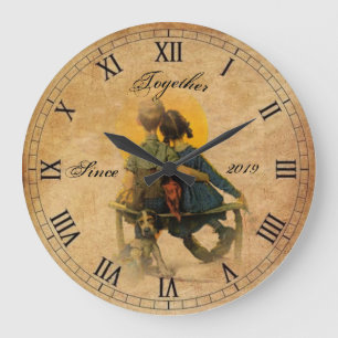 Reloj Redondo Grande Juntos desde...