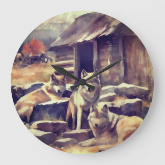 Reloj Redondo Grande Just Letting Time go on.