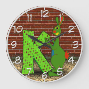 Reloj Redondo Grande K es para Kangaroo Wall Clock