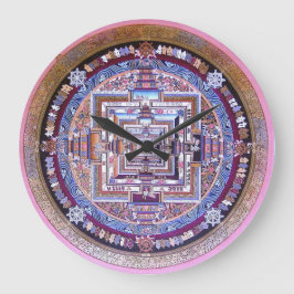 Reloj Redondo Grande Kalachakra Mandala