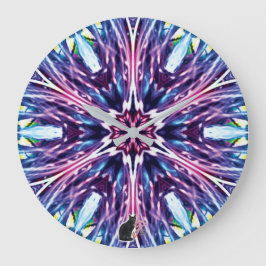 Reloj Redondo Grande Kaleidoscope de Estrella Norte