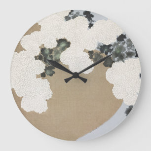 Reloj Redondo Grande Kamisaka Sekka japón pintura tradicional vint