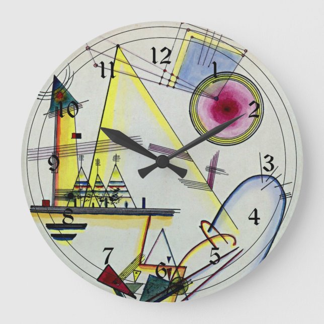 Reloj Redondo Grande Kandinsky - Alma Delicada (Anverso)