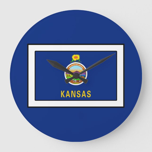 Reloj Redondo Grande Kansas (Anverso)