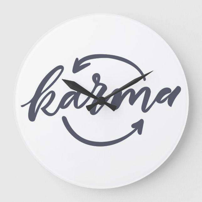 Reloj Redondo Grande Karma (Anverso)