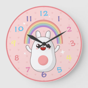 Reloj Redondo Grande Kawaii