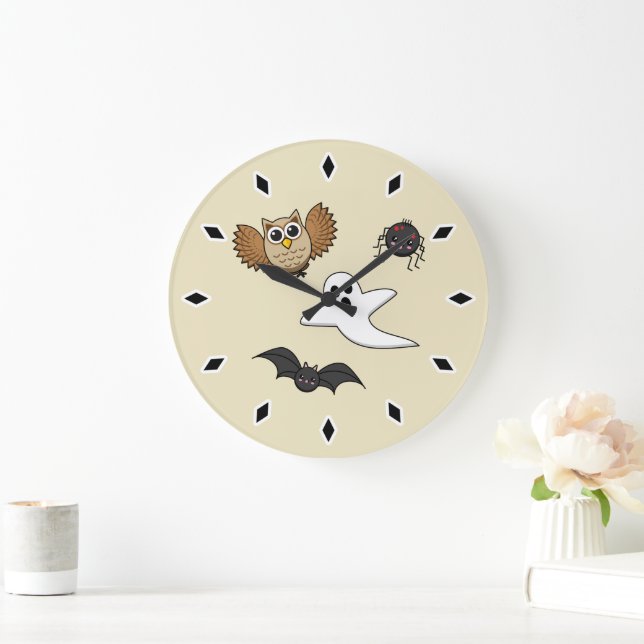 Reloj Redondo Grande Kawaii Creepy Night Creations Set (Hogar)