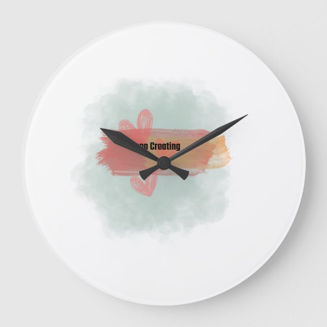 Reloj Redondo Grande kefp creating  (Anverso)