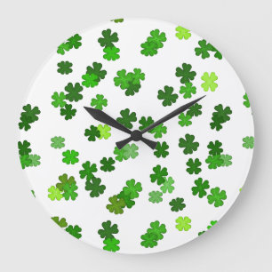 Reloj Redondo Grande Kelly "Shamrock Falling"