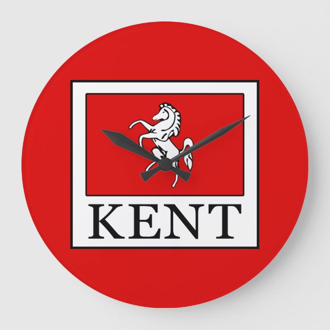 Reloj Redondo Grande Kent County Inglaterra (Anverso)