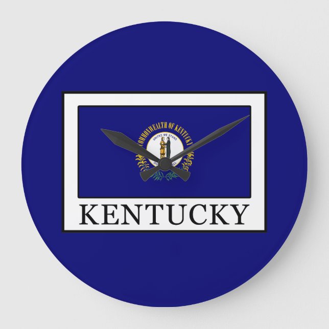 Reloj Redondo Grande Kentucky (Anverso)