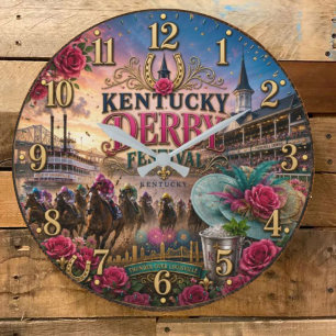 Reloj Redondo Grande Kentucky Derby Festival