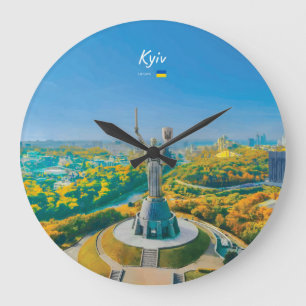 Reloj Redondo Grande Kiev, Ucrania - Monumento a la Madre Ucrania