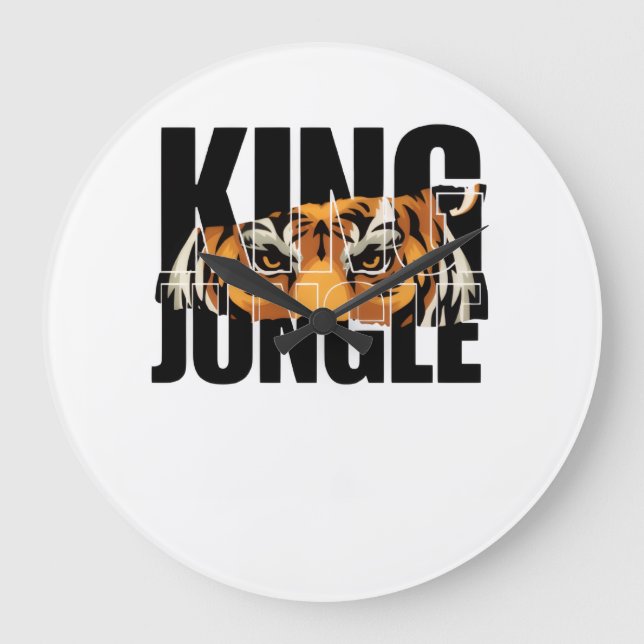 Reloj Redondo Grande King of the Jungle (Anverso)