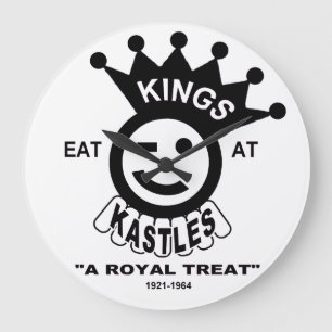 Reloj Redondo Grande Kings Kastle Hamburgurgurgers, Chicago, IL