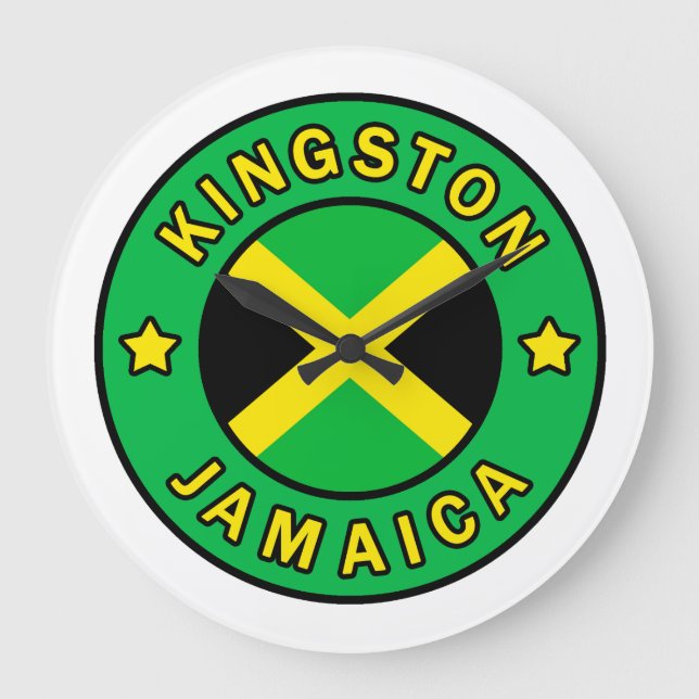 Reloj Redondo Grande Kingston Jamaica (Anverso)