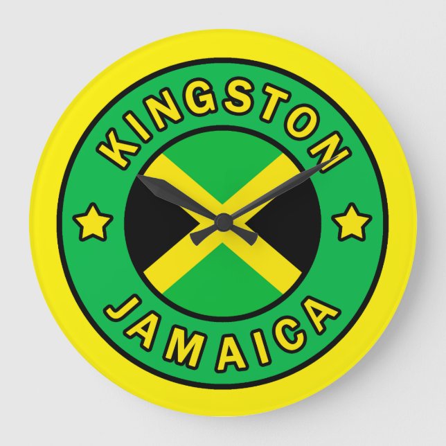 Reloj Redondo Grande Kingston Jamaica (Anverso)