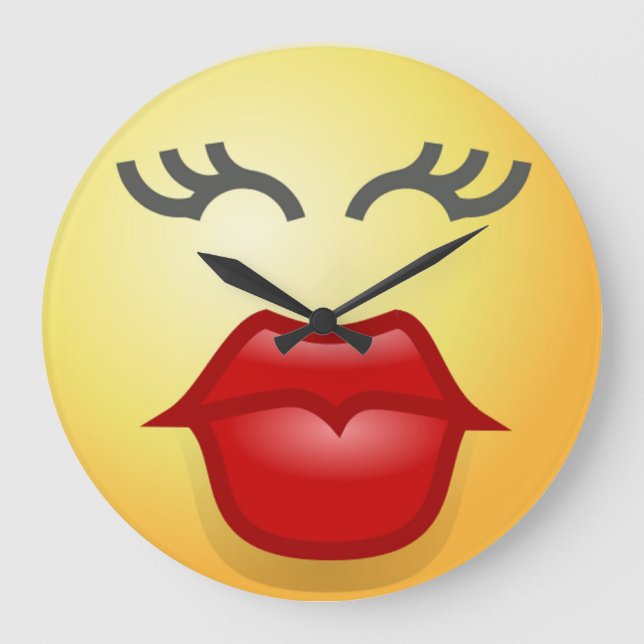 RELOJ REDONDO GRANDE KISSY FACE (Anverso)
