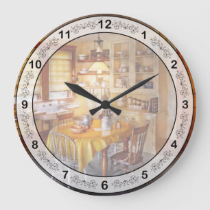 Reloj Redondo Grande Kitchen - Typical farm kitchen