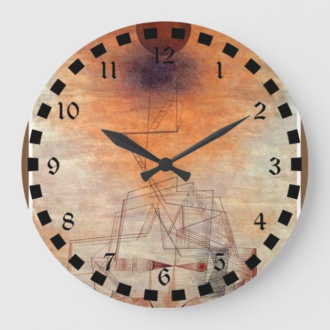 Reloj Redondo Grande Klee - Límites del Intelecto (Anverso)
