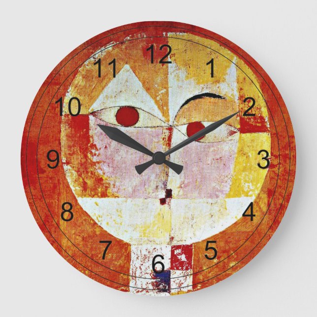 Reloj Redondo Grande Klee: Senecio (Anverso)