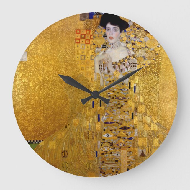 Reloj Redondo Grande Klimt , “ Adele Bloch-Bauer I ” (Anverso)