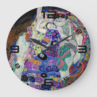Reloj Redondo Grande Klimt “The Virgin” Art Nouveau Wall Clock