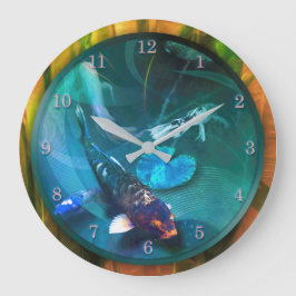 Reloj Redondo Grande Koi Fish JOY DE KOI