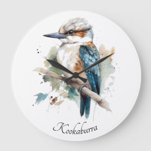 Reloj Redondo Grande Kookaburra True Blue, personalizado