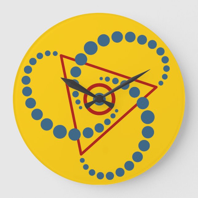 Reloj Redondo Grande Kornkreis Piktogramo / pictograma de círculo de cu (Anverso)