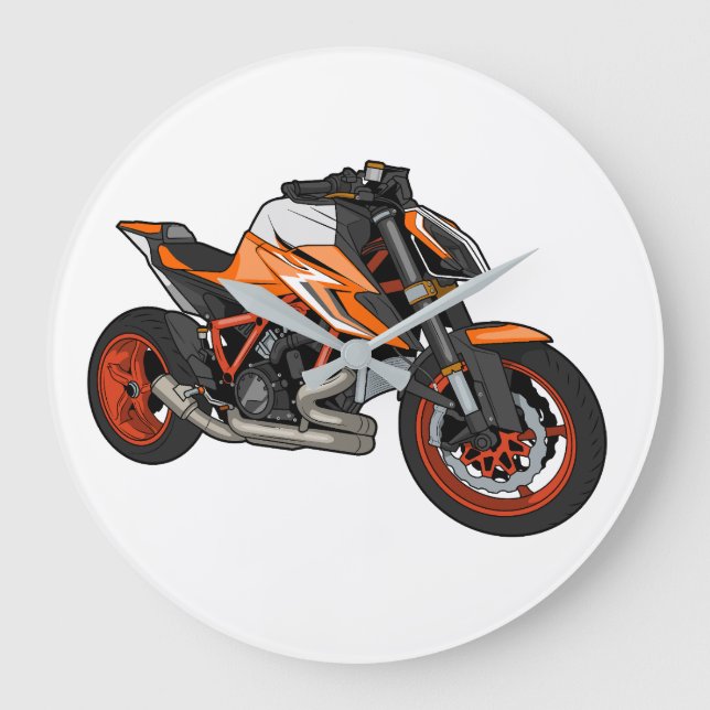 Reloj Redondo Grande KTM 1290 SuperDuke (Anverso)