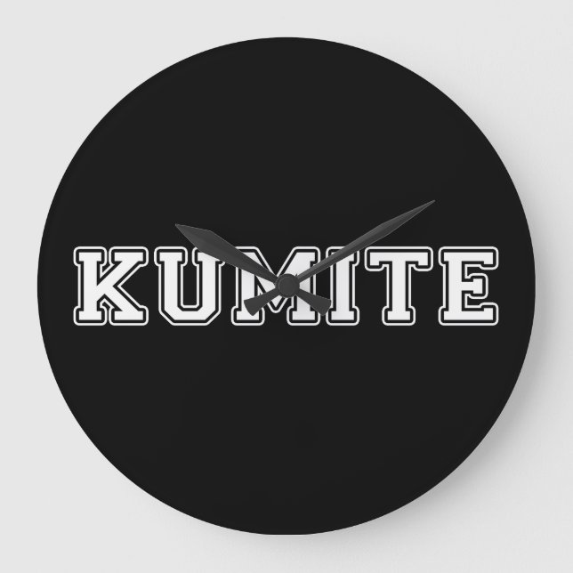 Reloj Redondo Grande Kumite (Anverso)