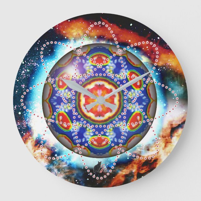 Reloj Redondo Grande Kyron Orbz (Anverso)