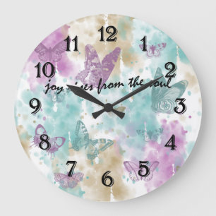 Reloj Redondo Grande La alegría surge del alma