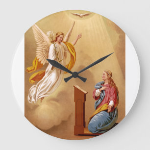 Reloj Redondo Grande La Anunciación de la Virgen María