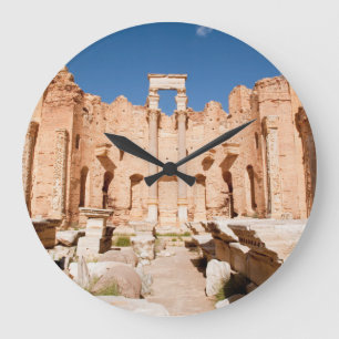 Reloj Redondo Grande La Basílica de Septimio Severo, Leptis Magna, Al K